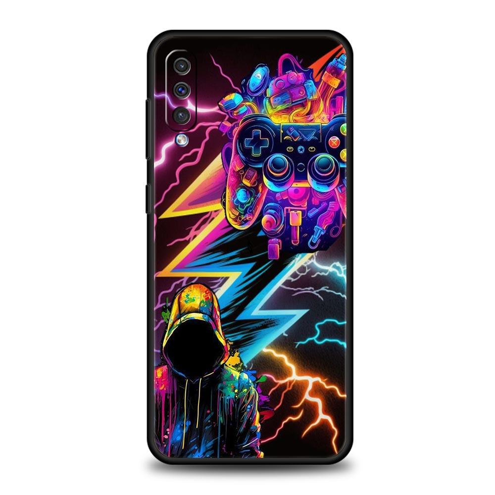 Technology Game Console Phone Case for Samsung Galaxy A56 A36 A26 A16 A34 A24 A42 A22 A20 A12 A40 A30 A10 Soft TPU Cover Shell