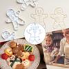 Homkilkn Christmas Cookie Cutter, Gingerbread Man Cookie Cutter, Gingerbread Man Cookie Cutter, Christmas Cookie Biscuit Mold | Christmas Gingerbread