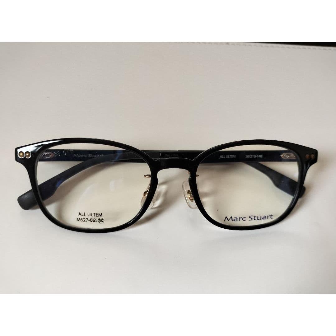 Used Interchangeable lenses!!Marc Stuart Glasses MS27-065 Black