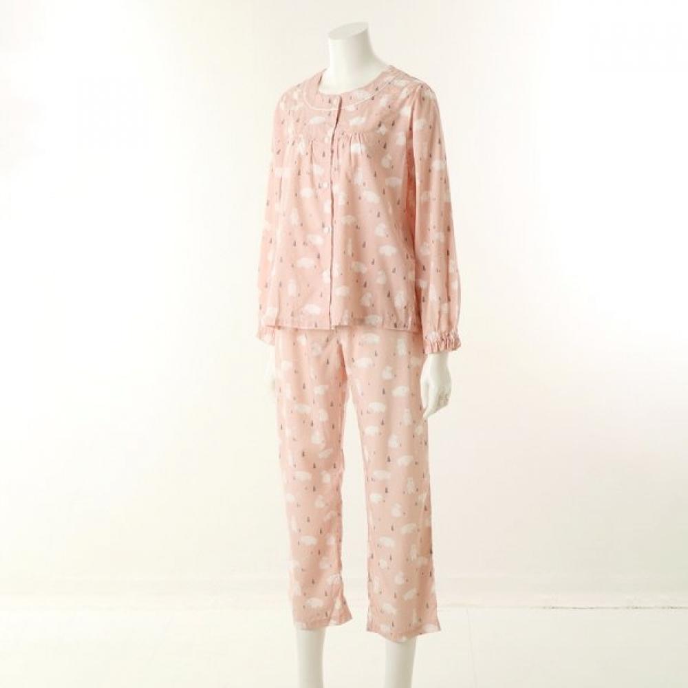 Venus Cute Bear Print Women S Pajama Soft Material Moc  Vpa4571w 
