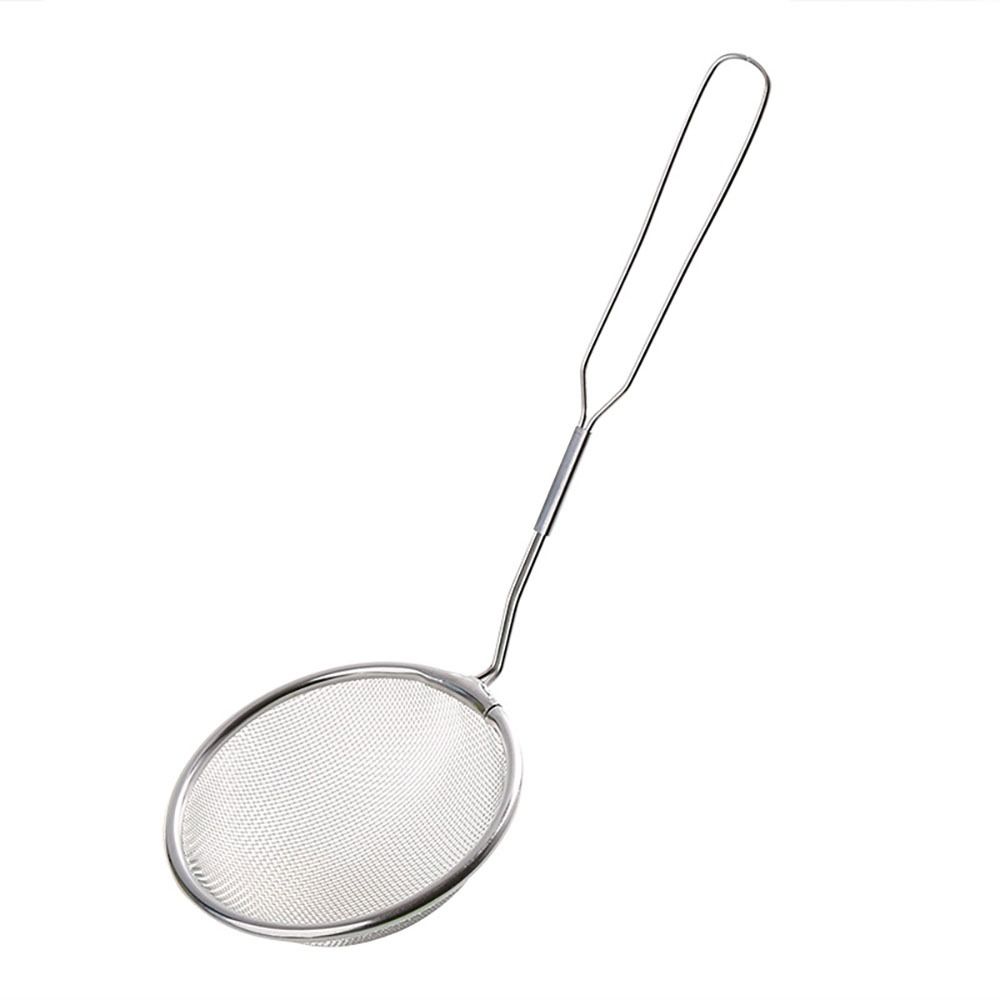 

Легкоочищаемый фильтрующий скиммер, не подверженный ржавчине, мелкоячеистая ложка, дуршлаг, сетчатая ложка для кухни