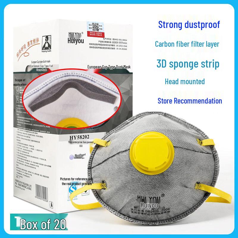 KN95 Industrial Heavy-Duty Dust & Fume Respirator