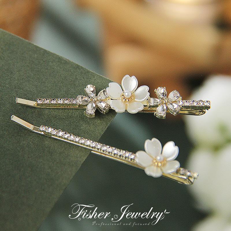 Squisiti Eleganti Forcine per Capelli con Perle e Strass Regali Donne Ragazze Fermagli per Capelli Spille Barrettes Accessori Fermacapelli Copricapo