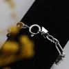 Jewelry Blue Epoxy Cuban Chain Splicing Bracelet Premium Titanium Steel Hand Jewelry