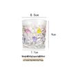 Shangqi Hand-Painted Rainbow Woven Short Glass