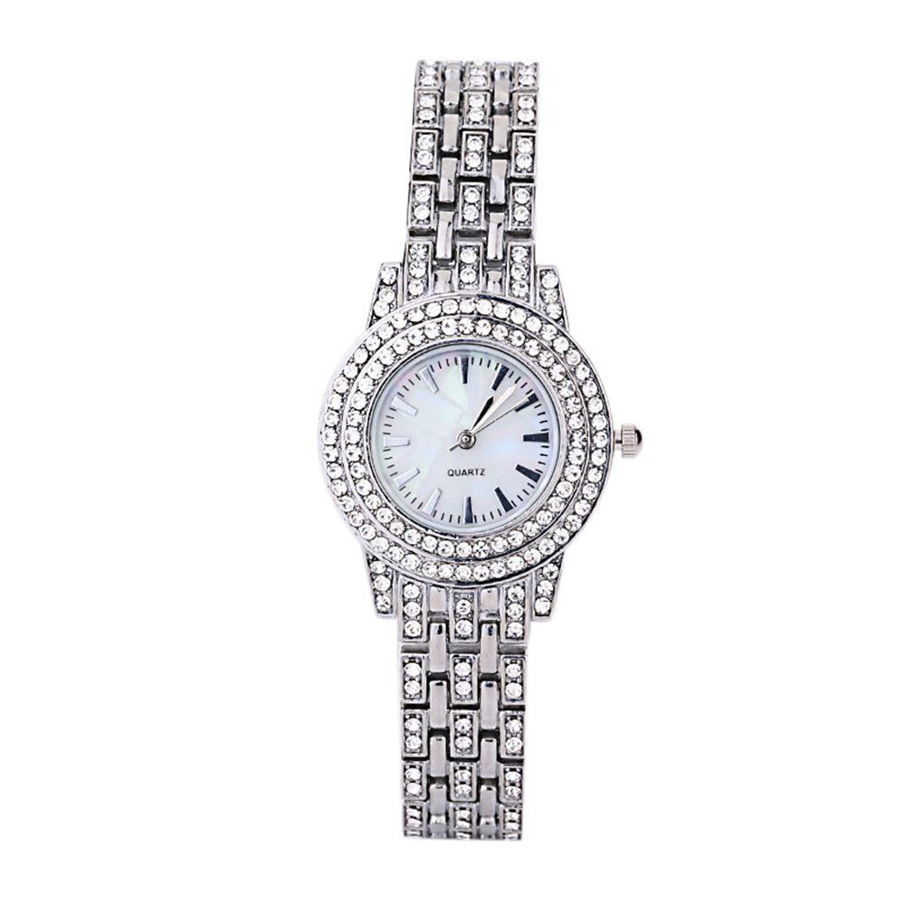 Women s Elegant Rhinestone Bracelet Watch - Diamond Inlaid Fashion Accessory