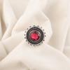 Pink Rubellite Gemstone Jewelry, 925 Sterling Silver Ring, Handmade Charming Ring, Bohemian Rubellite Earring For Grandma Gift