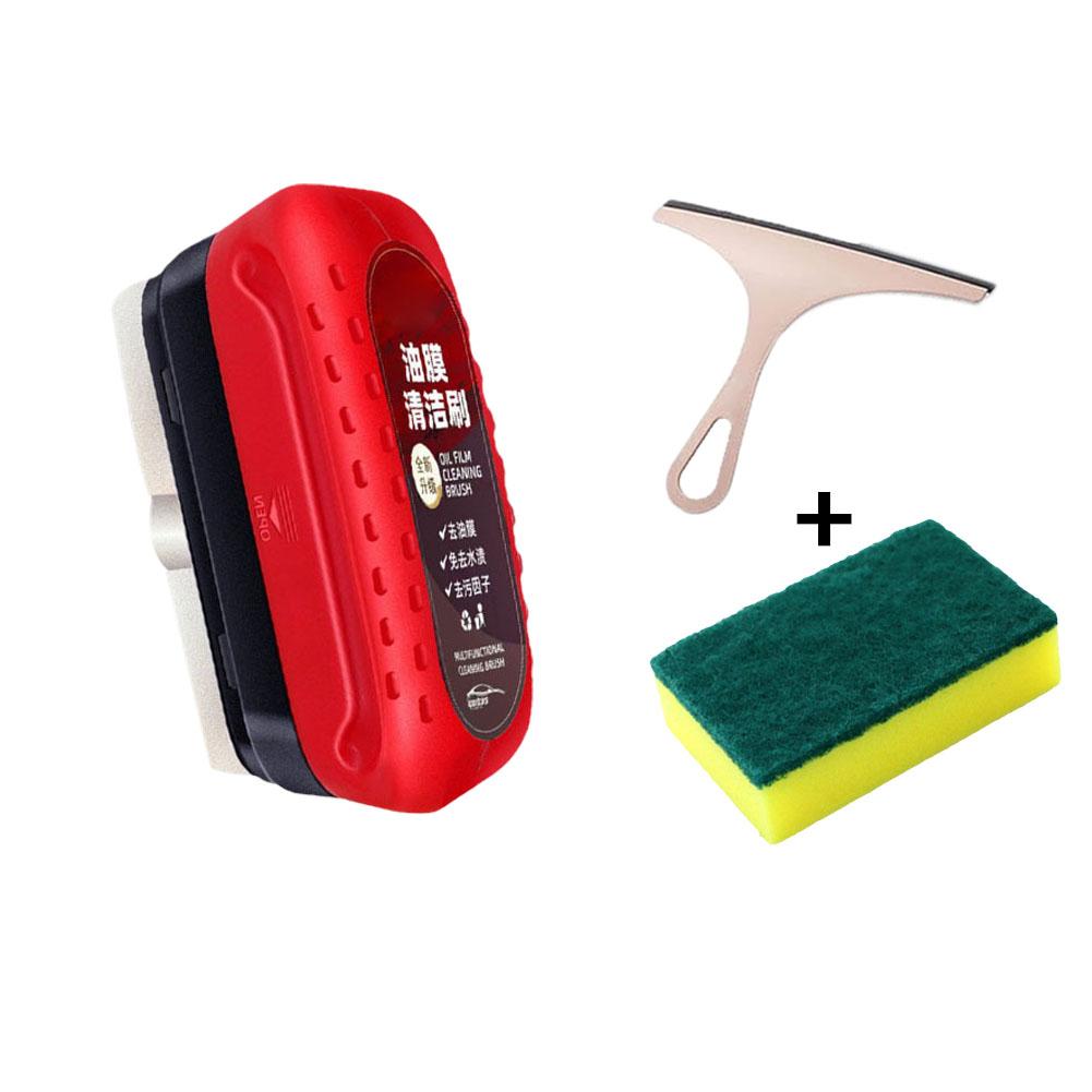 NEW High-end 120ml Car Glass Cleaner Automotive Glass Oil Car Kit Cleaning Mild Windshield Wash Sponge Brush Cleaner Film N1D4
