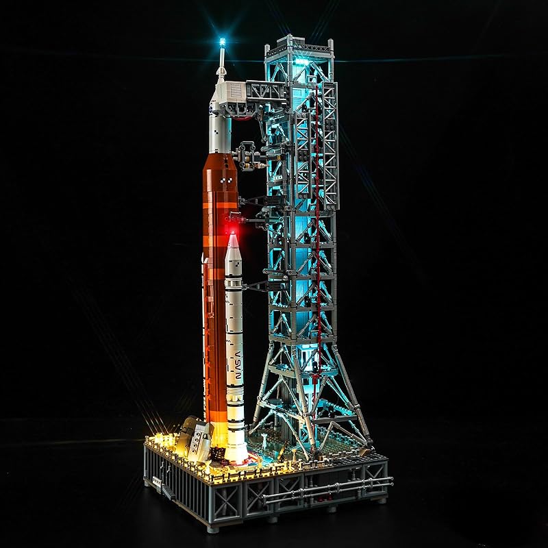 

Светодиодный набор, совместимый с Lego NASA Artemis Space Launch System 10341 (Без моделей Только свет) Креативный набор аксессуаров для освещения Совместимый с Standard Version Light Ki
