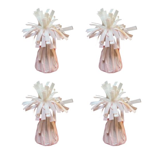 4Pcs Golden Metallic Balloon Weights Holder Reusable Non-Slip Balloons Pendants Graduation Party Christmas Wedding Decoration