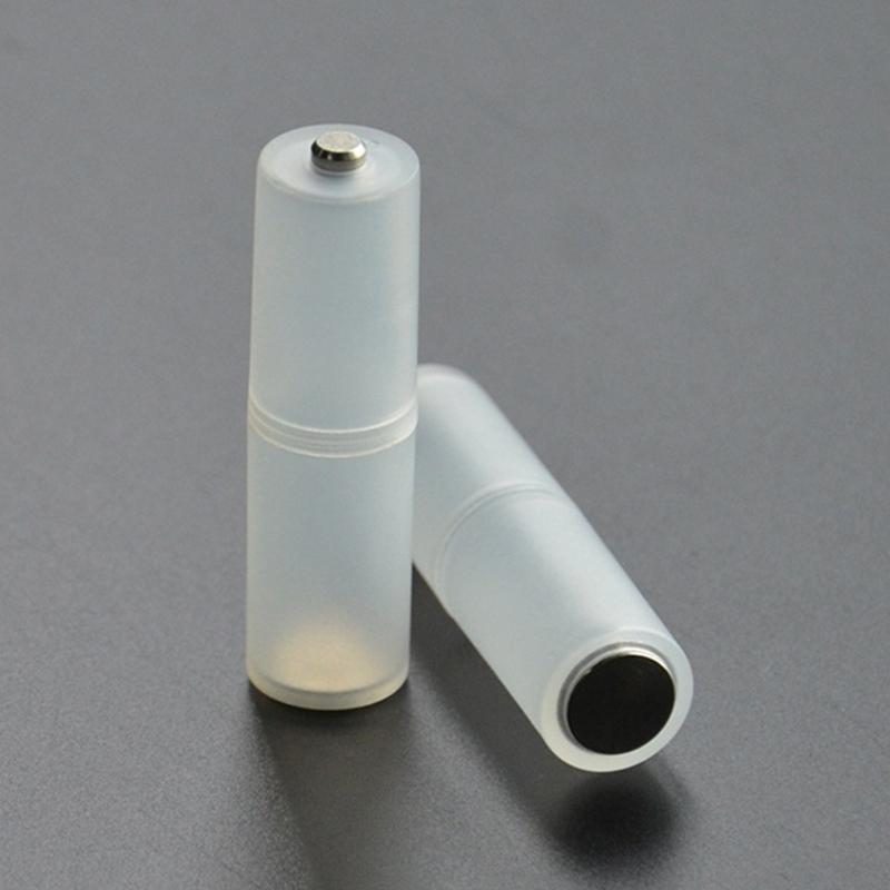 10 adattatori da batteria AAA ad AA, convertitori di batteria, porta adattatori da AA a C con/senza contatto metallico sul fondo