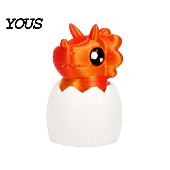 Office Desk Fidget Clicker Dinosaur Egg Clicker, 3D Printed Cute Keyboard Sensory Toy Toy, Stress Relief for Students Portable