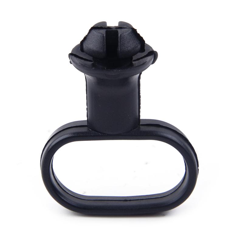 4Pcs Universal Rubber 5.5x4.1 cm Motorcycle Front Mudguard Speedometer Cable Guide Holder Black