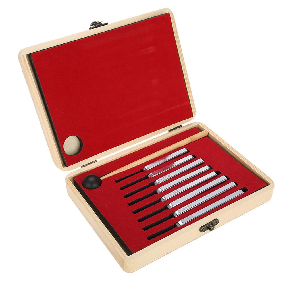 Steel Tuning Fork Instruments Tuning Vibration Health Therapy Tool Set
