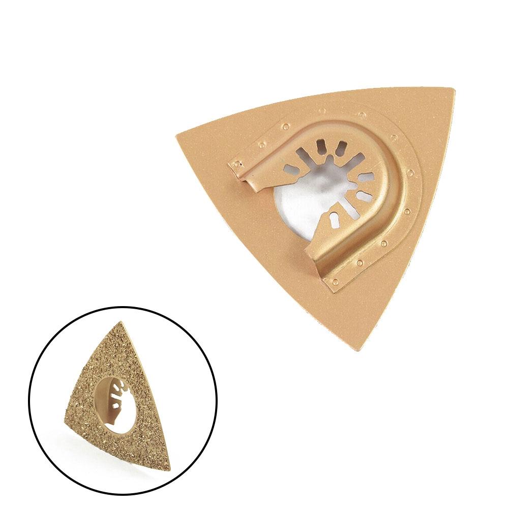Triangular Carbide Grit Grinding Rasp Blade for Oscillating Multitool