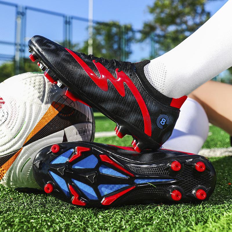 

Футбольные бутсы Поле с искусственной травой Длинные шипы Футбольные тренировочные бутсы Мальчики Нескользящие Длинные и короткие шипы Профессиональные игровые тренировочные бутсы 32