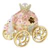 Mini Size Jewelry Box European Creative Metal Enamel Jewelry Box  Wedding Gifts