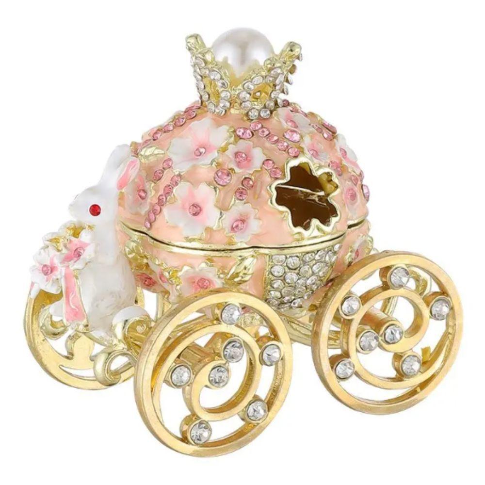 Mini Size Jewelry Box European Creative Metal Enamel Jewelry Box  Wedding Gifts