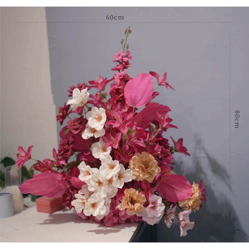 Mango Series Silk Flower Art Centerpiece & Wedding Decor