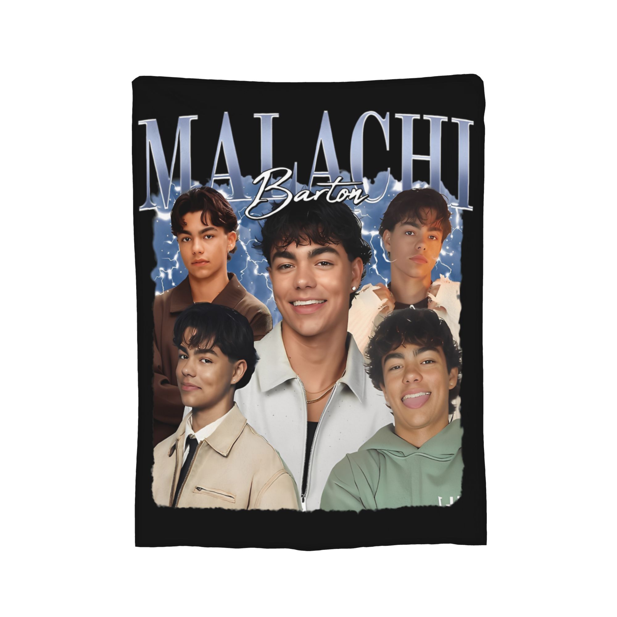 

Malachi Barton Actor Blanket Flannel Autumn/Winter Breathable Lightweight Thin Throw Blankets for Home Car Bedding Throws 30x40in