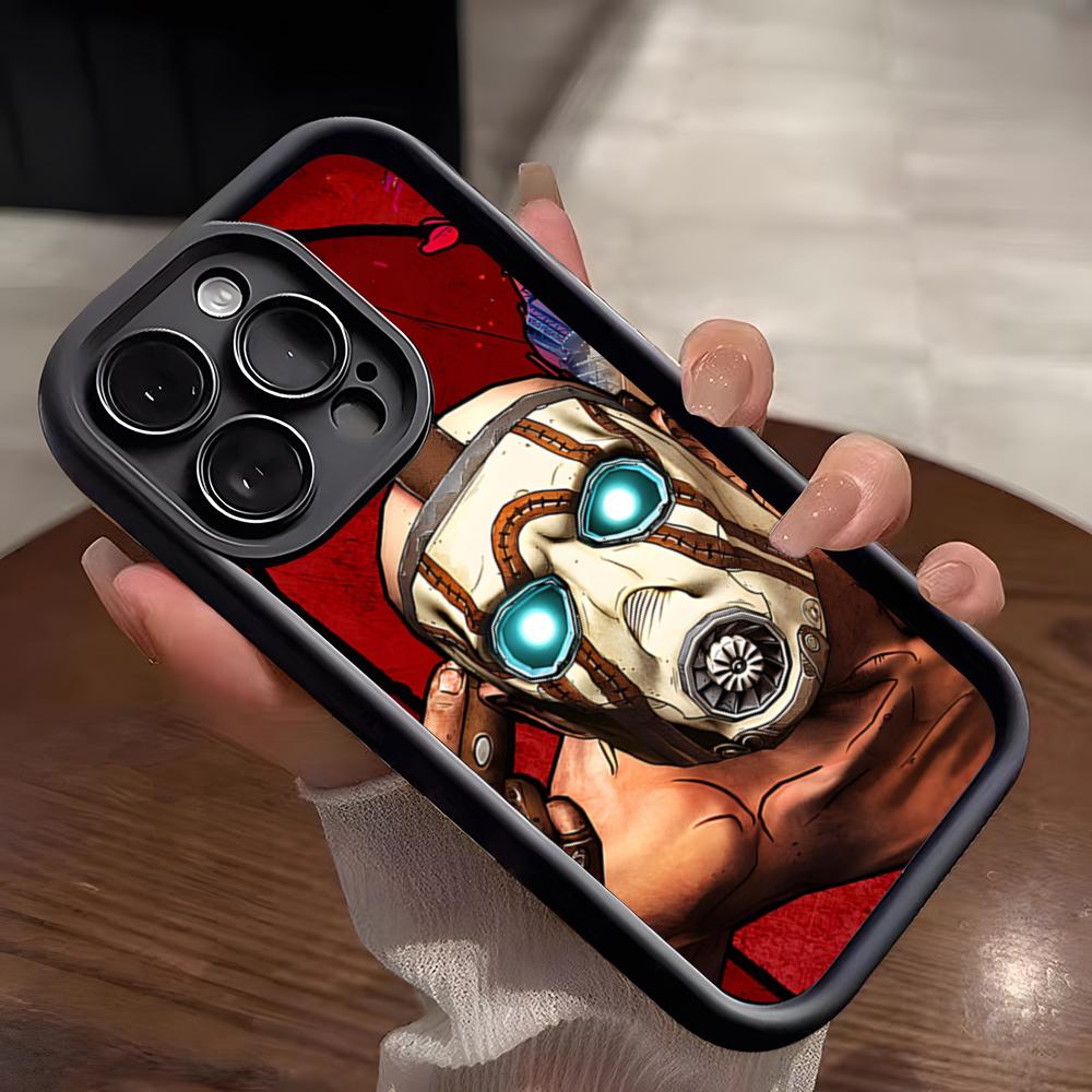 

Game B-Borderlands Phone Case For IPhone 17 Pro Max 15 Pro 16 14 Plus 12 13 Mini 11 Pro Shockproof Soft Cover iPhone 14 Pro