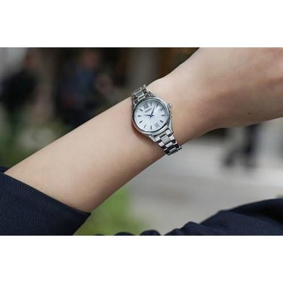 SEIKO SELECTION SWFH129 Ladies Watch S Series Solar Radio Control Full Auto Calendar Function (Date) White Dial Stainless Steel