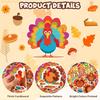 Fancy Land Thanksgiving Bulletin Board Decorations for Classroom Turkey Fall Pumpkin Cutouts Set for Autumn Harvest School Chalkboard Wall Door Decor