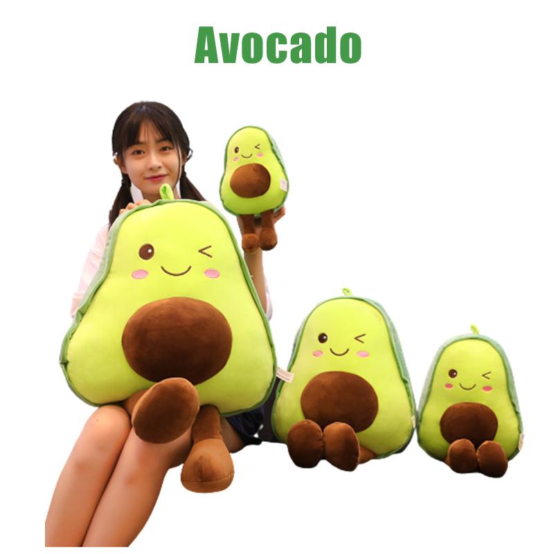 Fun 118334in Avocado Plush Toy Soft Stuffed Fruit Doll Pillow Gifts Children