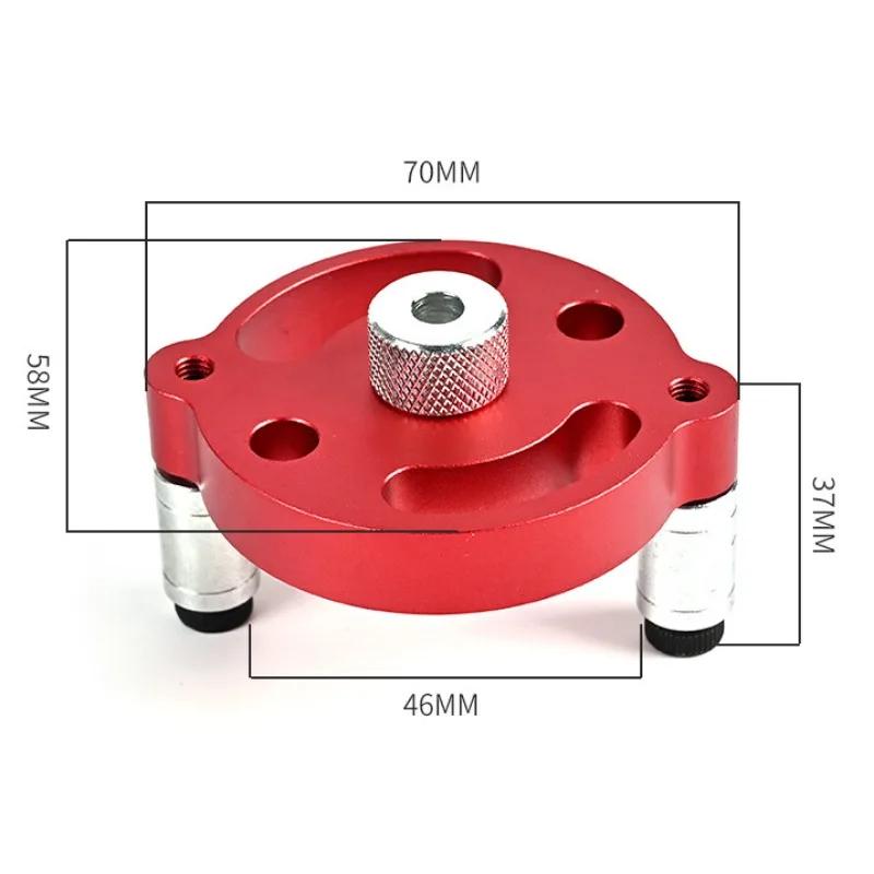 Self Centering Doweling Jig, Self Center Dowel Jig Handheld Drill Guide for Straight Holes Wood Panel Hole Puncher Locator Tool