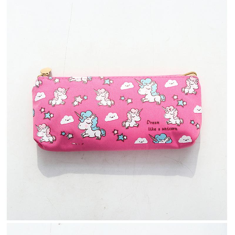 High Appearance Level Pen Bag Cartoon Student Stationery Bag Cute Male and Female Pencil Bag