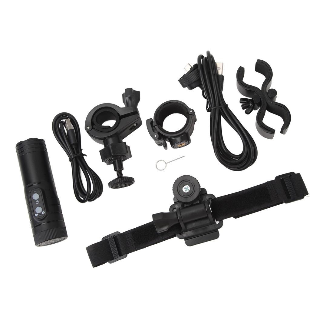4K Action Camera Waterproof Bike Motorcycle Helmet Camera Anti Shake Sport DV with Waterproof Charging Cable Helmet Bracket   Bracket H68B