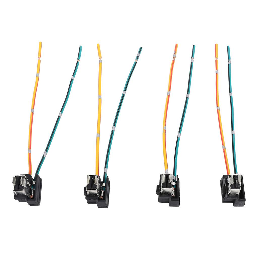 4 STÜCKE Scheinwerfer-Verkabelungsstecker DC12 bis 24V Scheinwerfer-Sockelkabelbaum für H1 Buchse