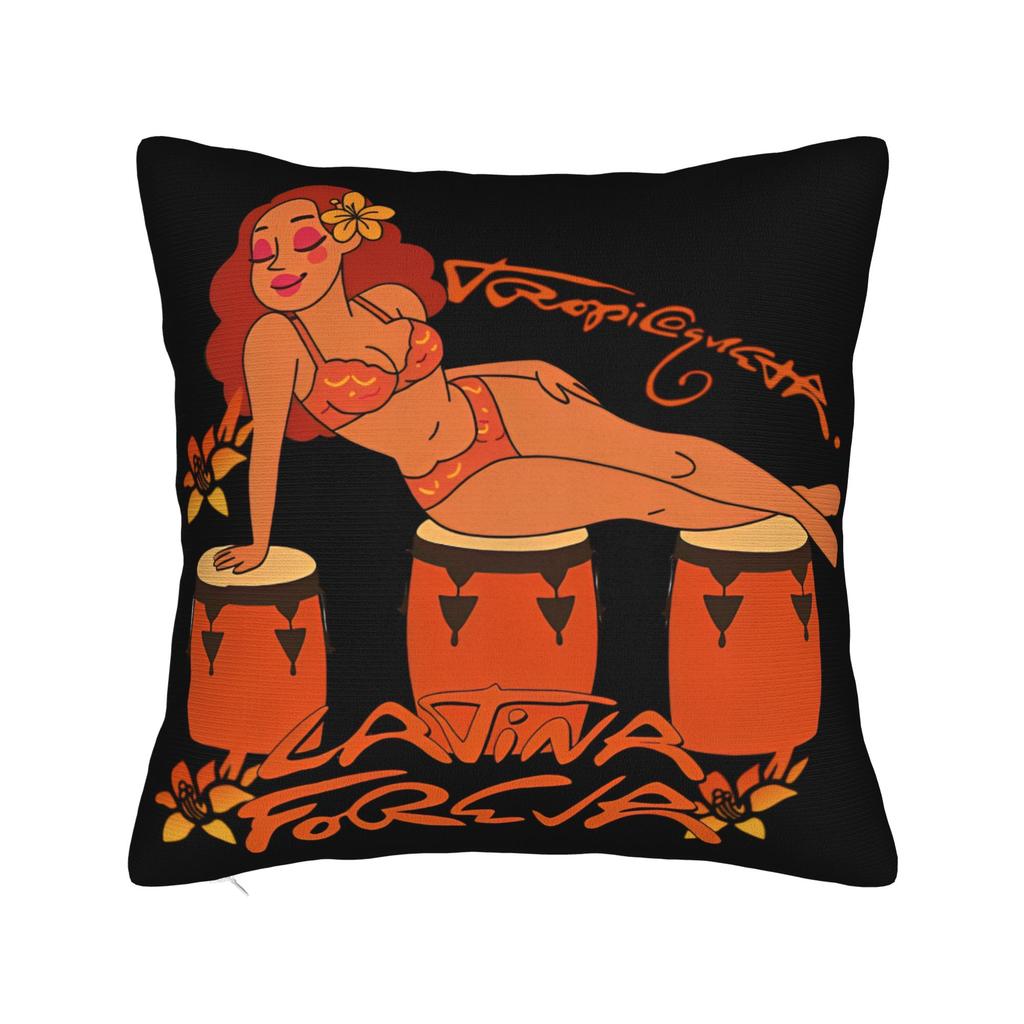 Feid Ferxxo Karol G Pillowcase Printing Polyester Cushion Cover Gift Pillow Case Cover Bedroom Zipper 18''