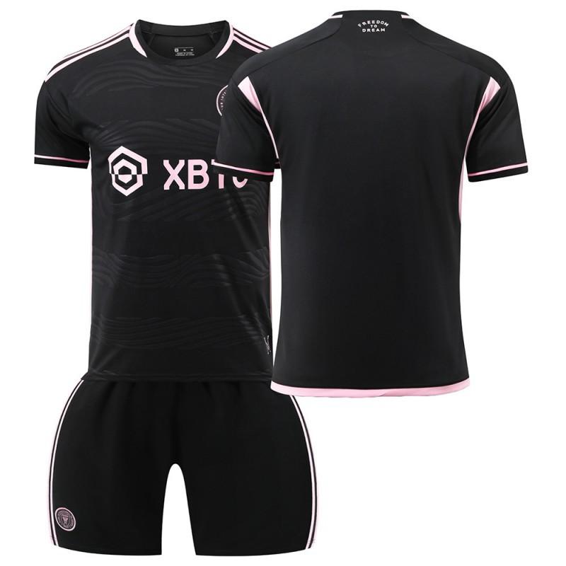 2324 Miami Jersey No. 10 Major League Football Home Away Black Pink Suit With Socks