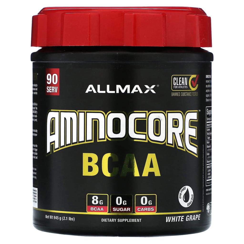 Aminocore Bcaa, White Grape, 945g (2.1Lb)