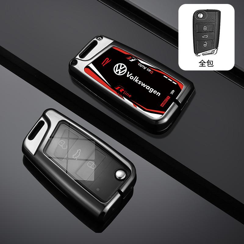Zinc Alloy Car Track Style Design Cool Key Case Cover Shell For VW Volkswagen Golf 7 MK7 Tiguan MK2 Tiguan Passat Jetta E-golf zk9