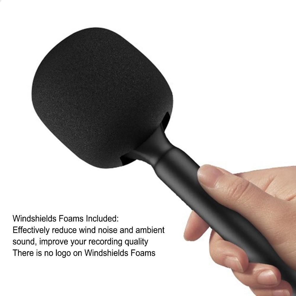 With Windshield Foam Wireless Microphone Adapter for Rode Wireless GO II For Podcast