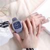 Men's And Women's Watches Women's Minimalist Design Square Shape Sports Watches Soft Wrist Watch Gift