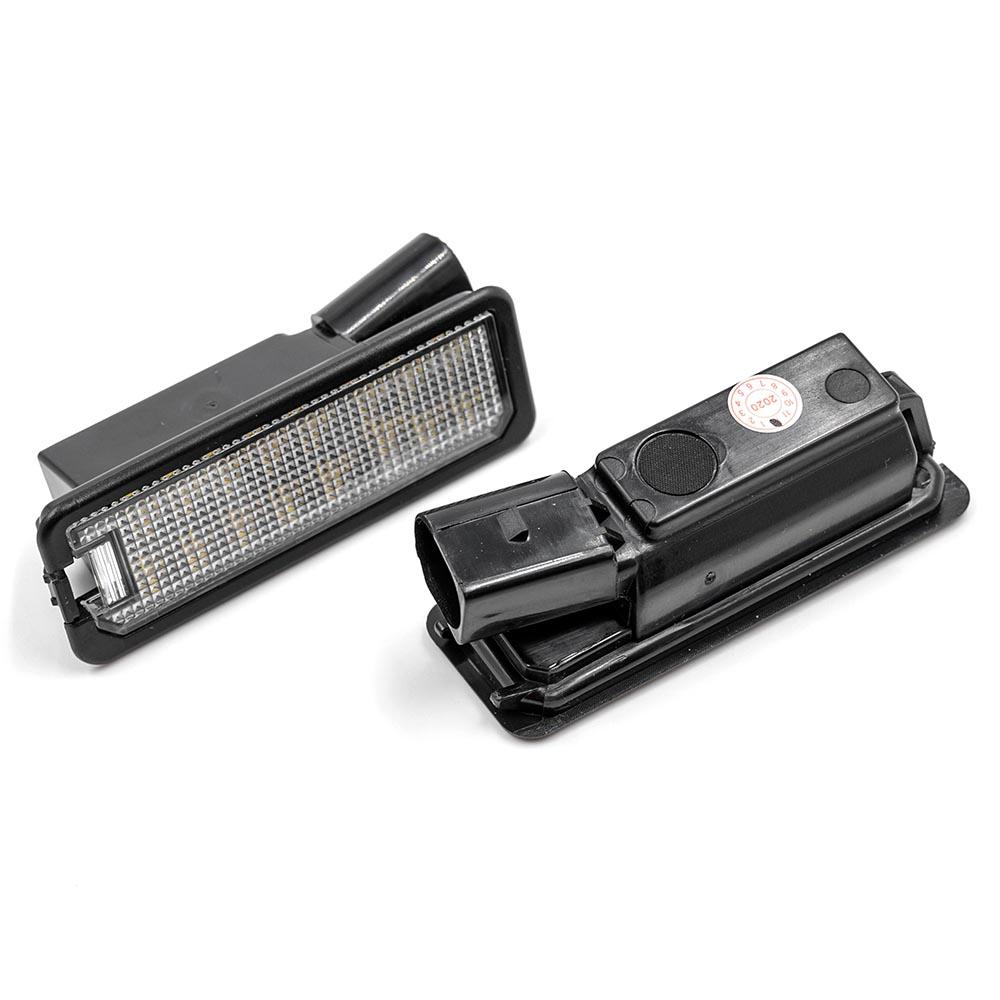 2Pcs Canbus LED License Number Plate Light For 2018-2022 Seat Ibiza V 06-22 Leon Toledo Exeo Altea Rear Tail light #1K8943021C