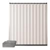 Yuxiao Linen Blend Punch-Free Waterproof Shower Partition Curtain