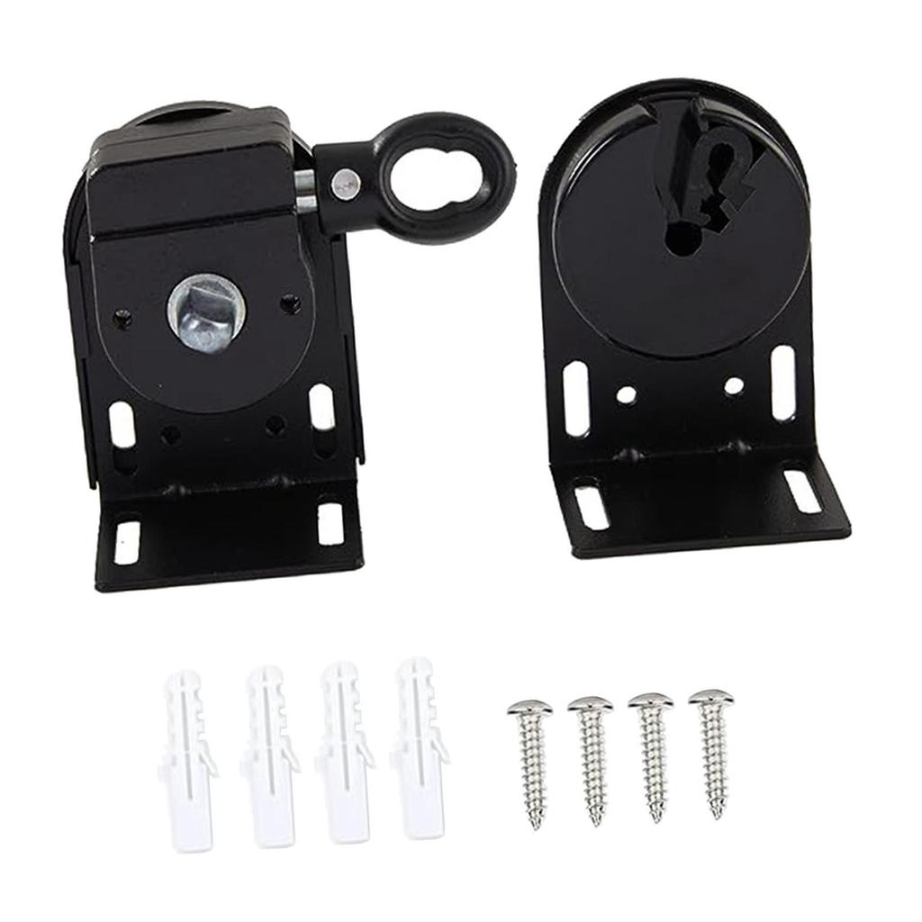 Exterior Sun Shades Replacement Mounting Brackets Curtain Accessories Cordless Crank Kit for Yard Backyard Balcony Garden Porch