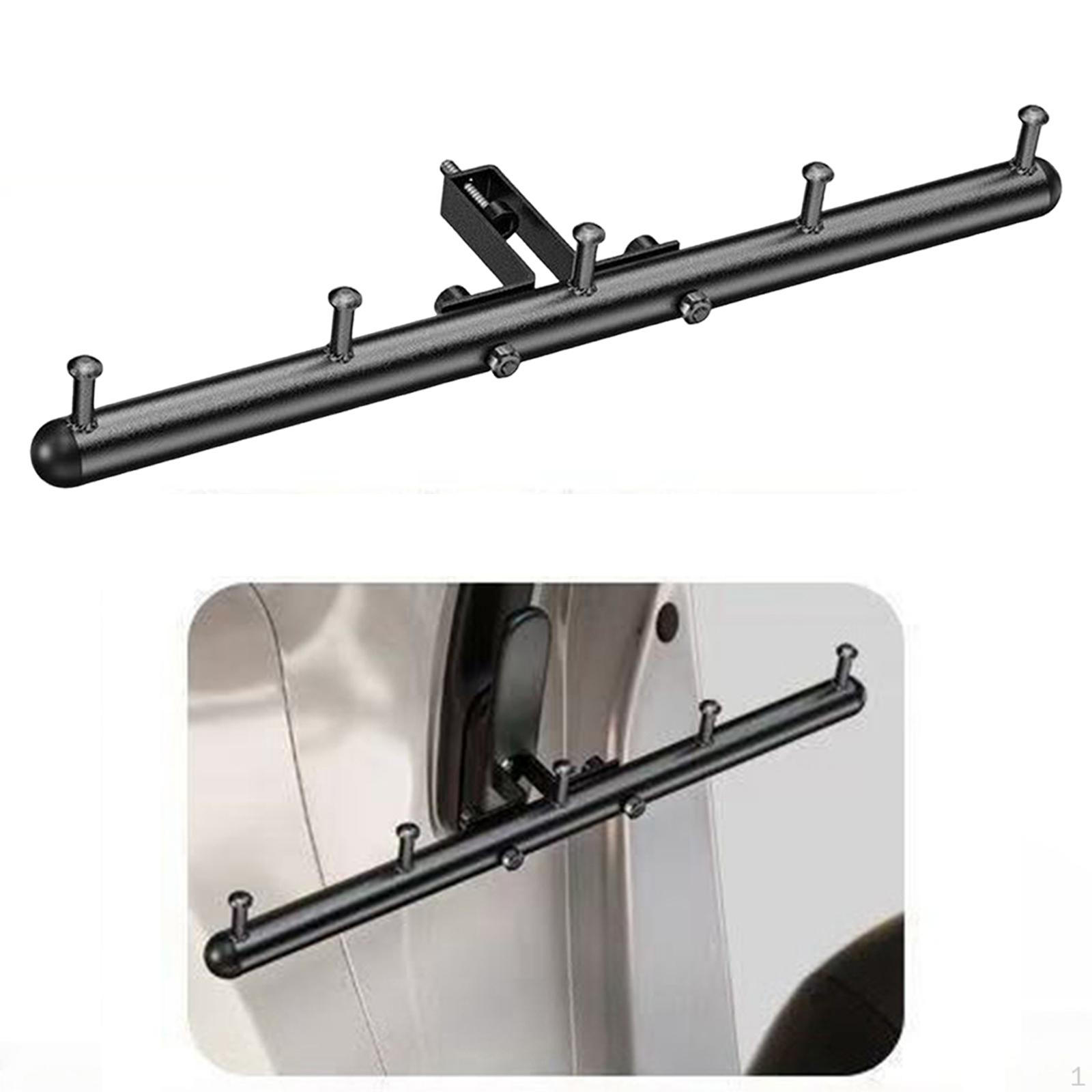 

Electric Front Hook Metal Delivery Accessories High Performance for Carrying Backpacks Takeaway 5 Hooks 36cmx5.7cm