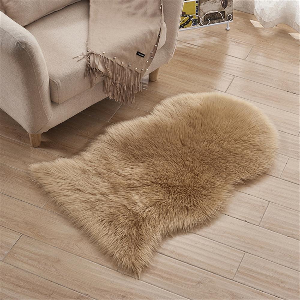 Household Carpet Imitation Sheepskin Plush Floor Mat Living Room Bedroom Sofa Mat