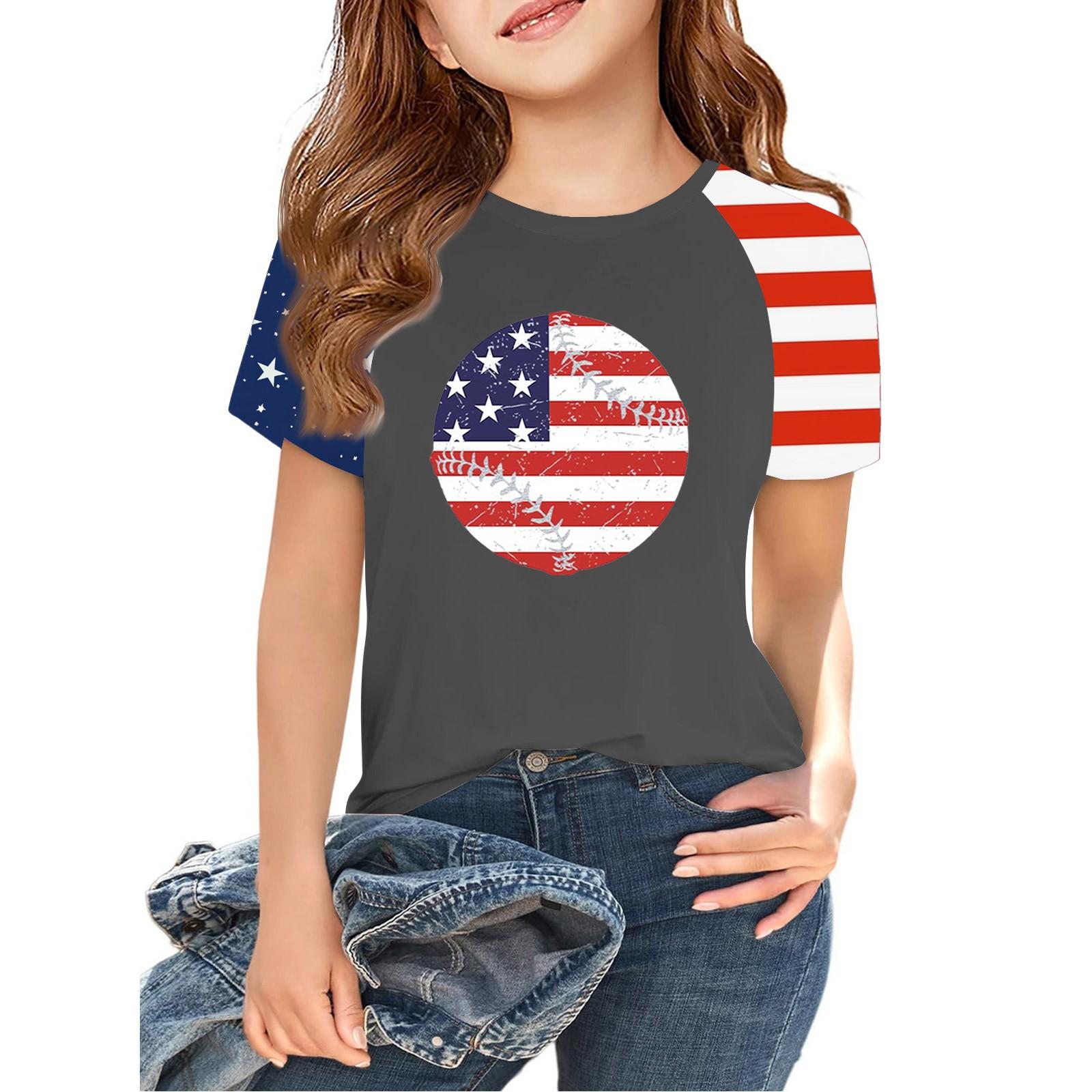 

Топы для детей и подростков, мальчиков и девочек 2-10 лет, круглый вырез, короткий рукав, модные топы 160 белый