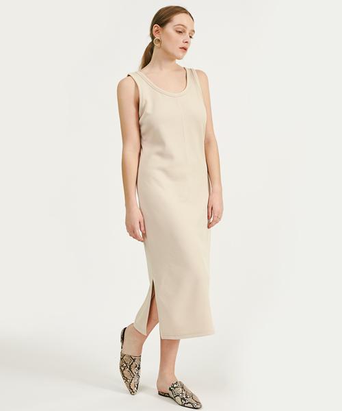 Aimiai Anyone Sleeveless Long Dress Cream