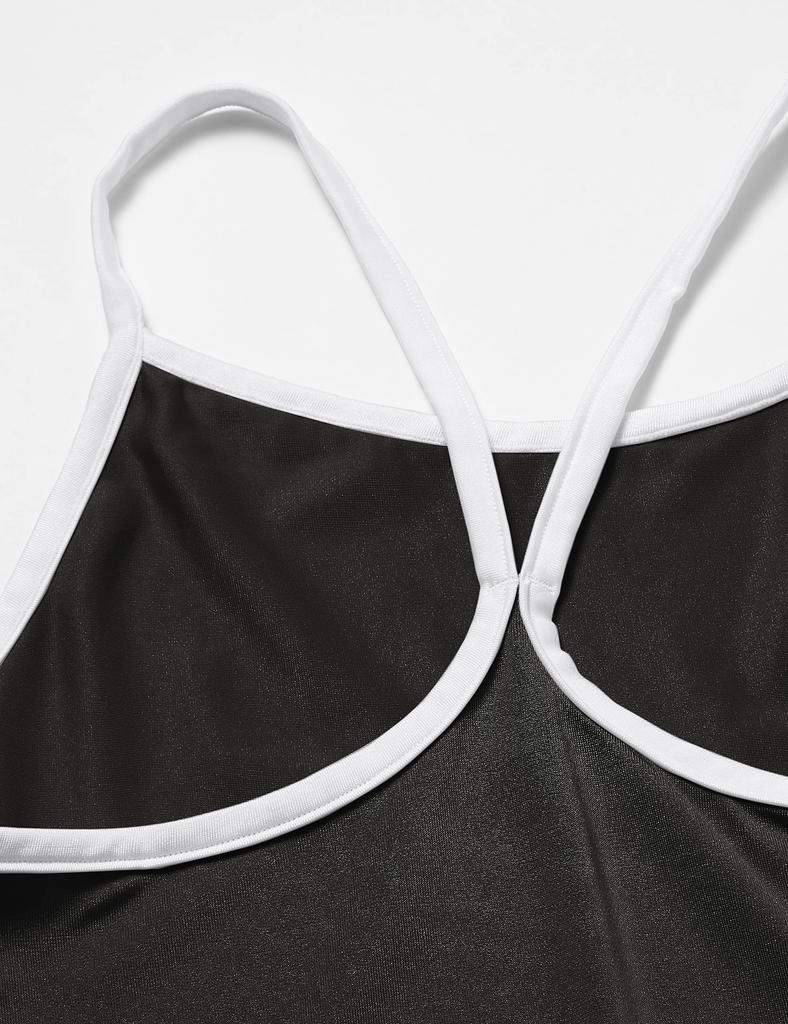 Nostalgiczny strój kąpielowy leotard szkolny Forest 8902 Czarny M