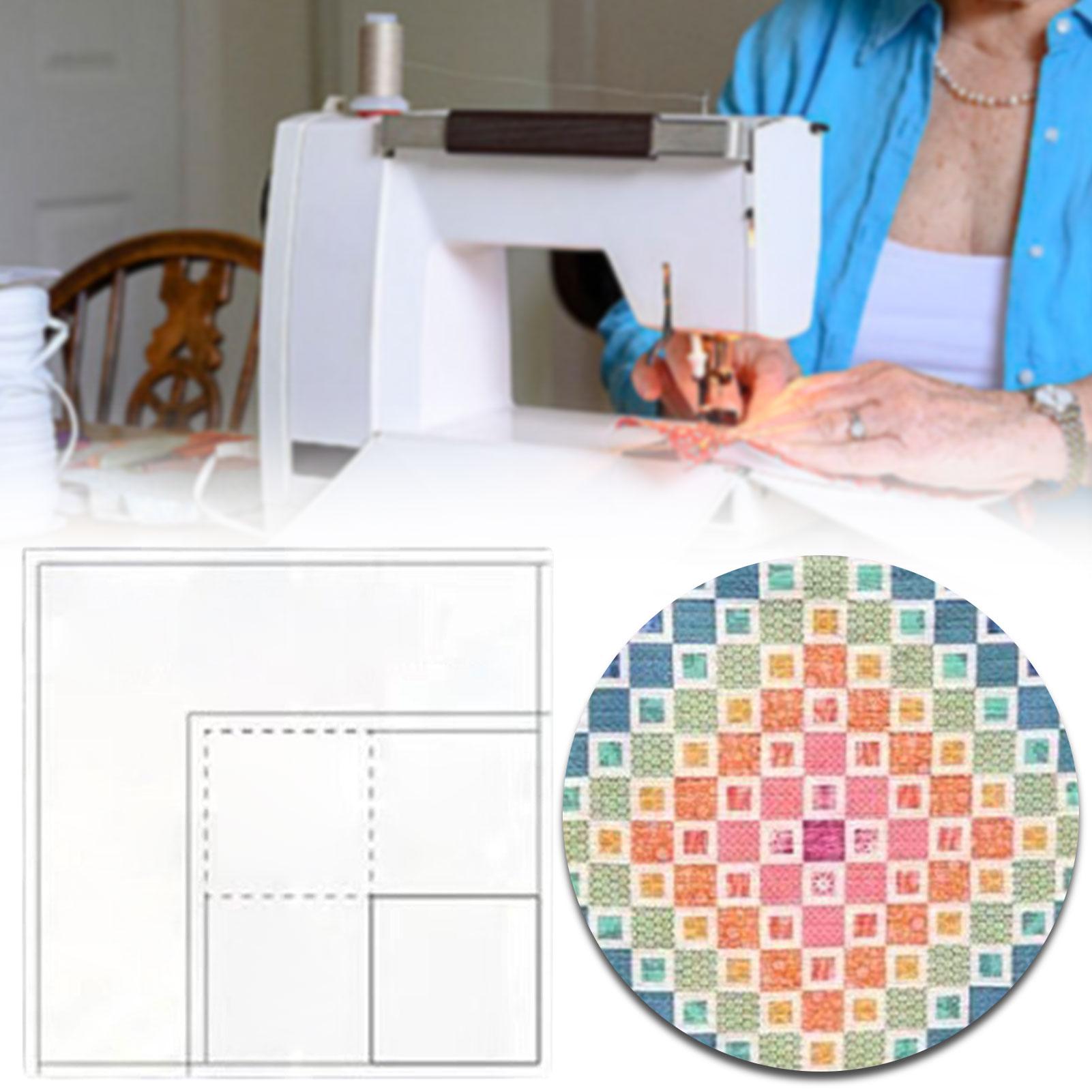 Sewing Corner Play Quilt Ruler Transparent Crafts For Sewing Parts Portable Quilting Rulers Stencils For DIY Art Craft A