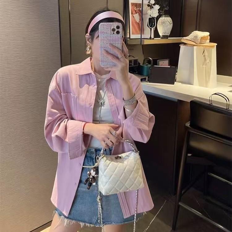 Portable chain 2025 new fashion versatile niche design high sense diamond chain bag shoulder messenger bag women