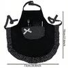 1pc Bowknot Apron, Cute Retro Style Woman Kitchen Sexy Vintage Apron With Pockets, Gift For Mother's Day