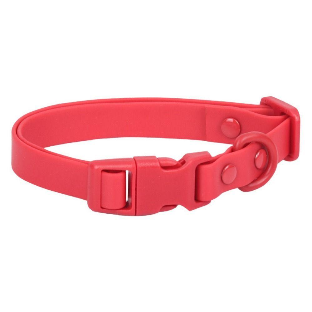 Adjustable Waterproof Dog Collar Elastic Webbing Safety Buckle Chain Fashion Pet Collar  Walking